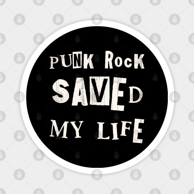 punk rock saved my life Magnet by psninetynine